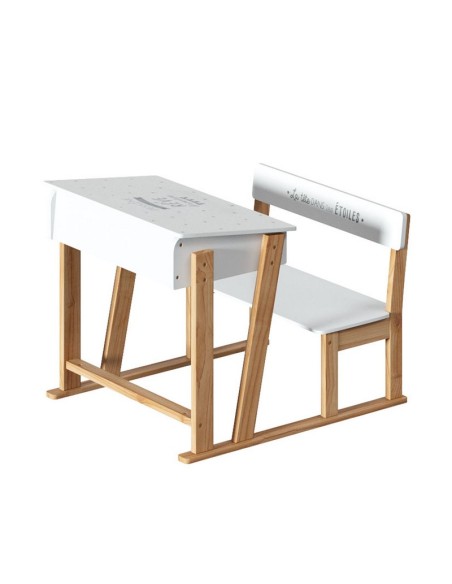 PUPITRE INFANTIL MADERA BLANCO