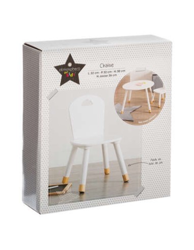 SILLA INFANTIL DOUCEUR BLANCA