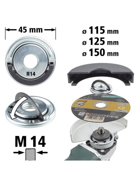 TUERCA DE FIJACIÓN RÁPIDA P/AMOLAD.