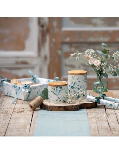 SERIE EUCALIPTUS. PANERA 20X20X7 CM.