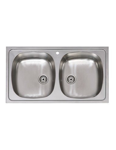 FREGADERO INOX 2S PRÁCTIC S/ARES 80x51