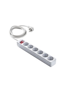 BASE 6 TOMAS TT C/INT.CABLE 5 M. BLANCO