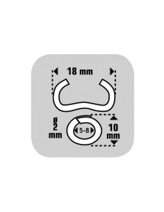 GRAPAS OMEGA 18 GALV.ESTUCHE 1000 GRAPAS