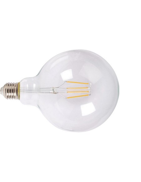 LAMP.LED FILAM.GLOBO G125  6W 2700K TRAN