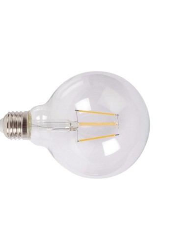 LAMP.LED FILAM.GLOBO G95  6W 2700K TRANS