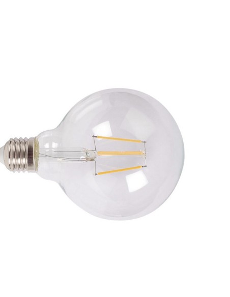 LAMP.LED FILAM.GLOBO G95  6W 2700K TRANS
