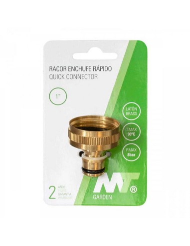 RACOR HEMBRA ENCHUFE RAPIDO 1"