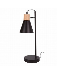 LAMPARA MESA 44X14CM NEGRO