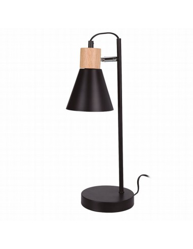 LAMPARA MESA 44X14CM NEGRO