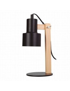 LAMPARA MESA 30X14CM NEGRO