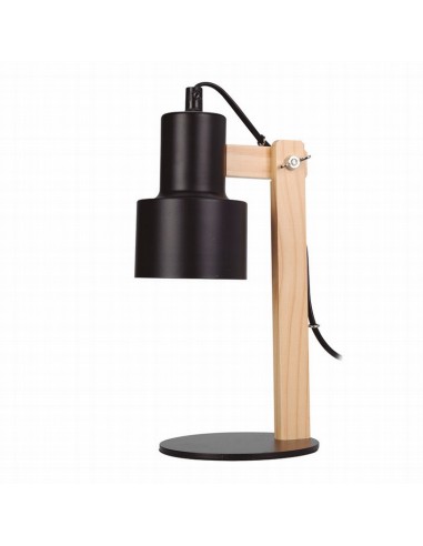 LAMPARA MESA 30X14CM NEGRO