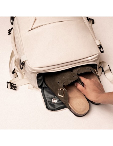 MOCHILA VIAJE EXPLORER BACKPACK BEIGE