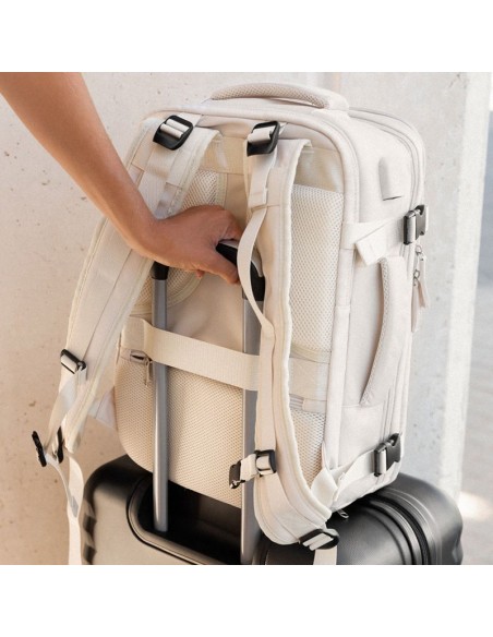 MOCHILA VIAJE EXPLORER BACKPACK BEIGE