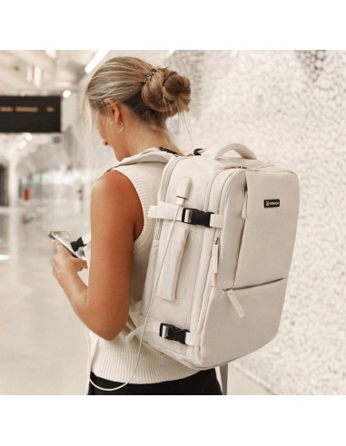 MOCHILA VIAJE EXPLORER BACKPACK BEIGE