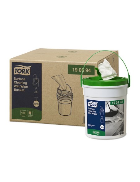 PAÑO HUMEDO SUPERF.58 SERV.TORK.4 CUBOS