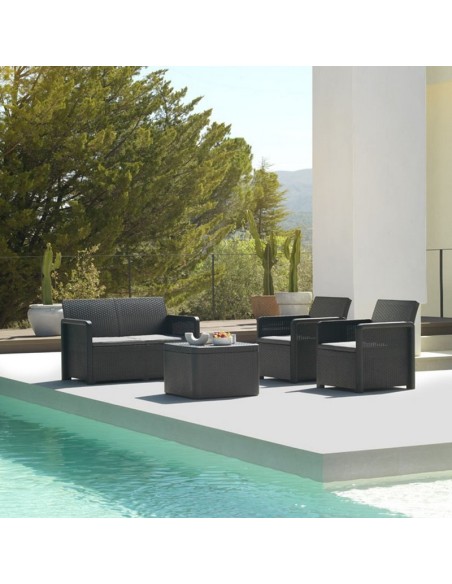 SET NASSAU STORAGE GRAFITO