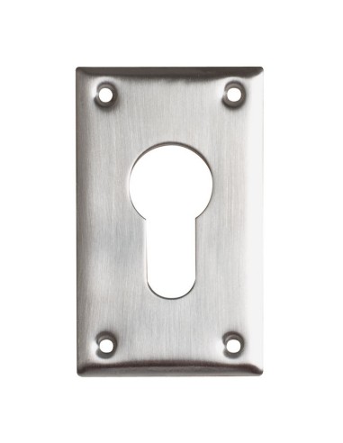 ESCUDO BOCALLAVE. 70x40 MM. A. INOX.