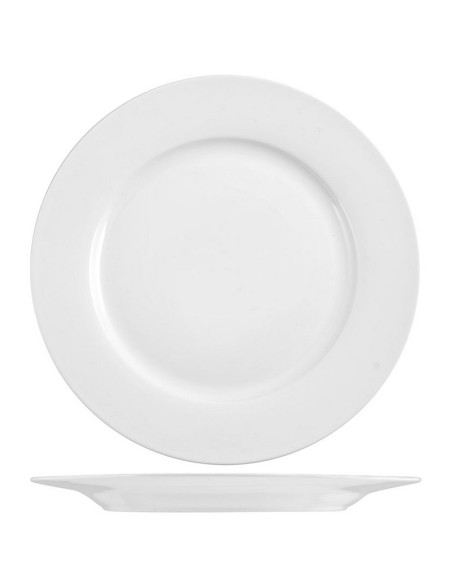 PLATO POSTRE NBC ALA BLANCO 20 CM.