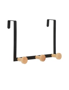 PERCHA METAL P/PUERTA 3 GANCHOS HABITEX