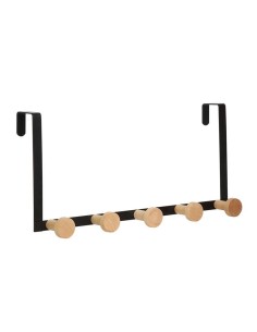 PERCHA METAL P/PUERTA 5 GANCHOS HABITEX