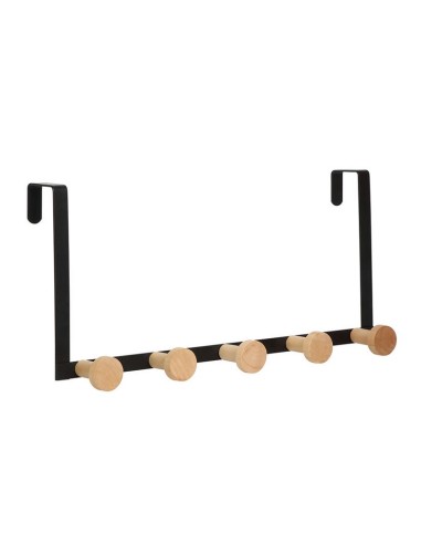 PERCHA METAL P/PUERTA 5 GANCHOS HABITEX