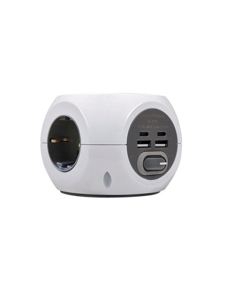 BASE MÚLTIPLE COMBIBALL 3 TOMAS + USB