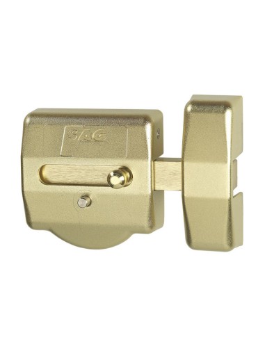 CERROJO CSI LLAVE EXTERIOR LATONADO