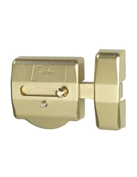 CERROJO CSI LLAVE EXTERIOR LATONADO