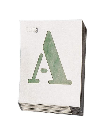 ABECEDARIO EGYPT ALUMINIO ROTULAR 100MM