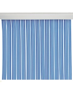 CORTINA DE PUERTA CINTA AZUL 90X210 CM 2