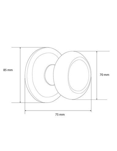 POMO. LATONADO. Ø 85 MM.