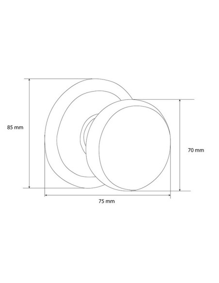 POMO. INOX. Ø 85 MM.