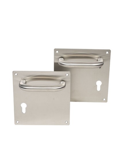 MANILLA PLACA 170x170.BOCALL. 72. INOX.