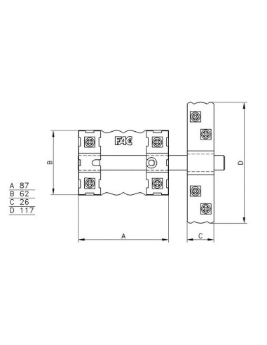 PASADOR 300-P87 DORADO