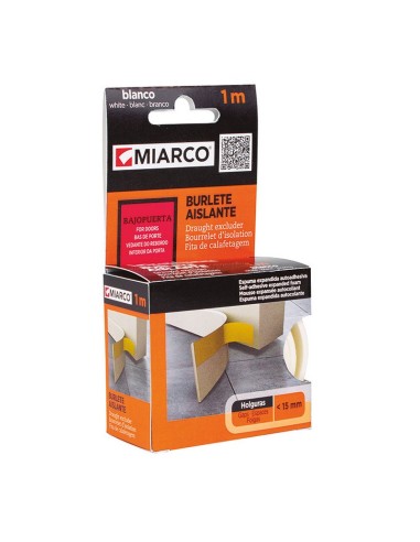 BURLETE ESP. UMBRAL BLANCO 1M/38MM