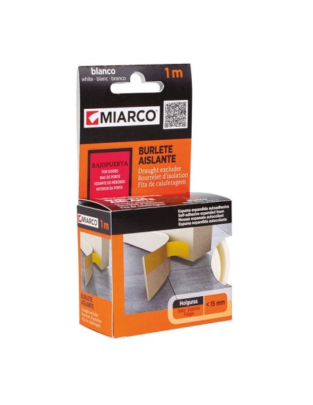 BURLETE ESP. UMBRAL BLANCO 1M/38MM