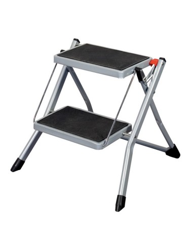 TABURETE ACERO 2 PELDAÑOS 30X20CM