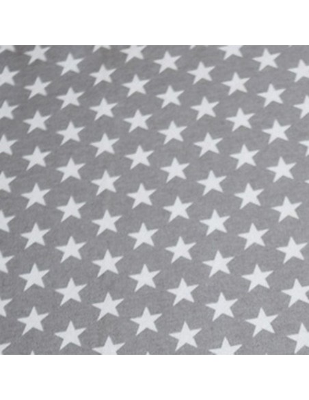 FUNDA MULETTON 136X48CM ESTRELLA GRIS