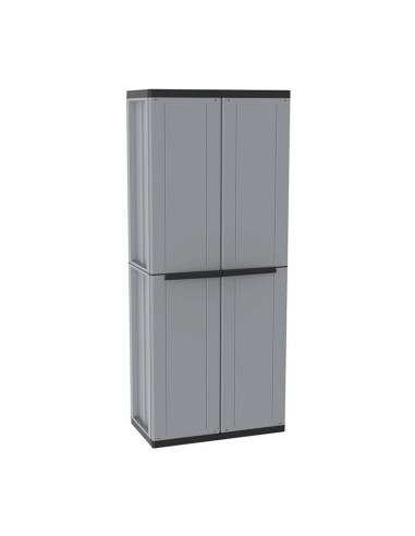 ARMARIO RESINA J-LINE  3 EST. GRIS/NEGRO