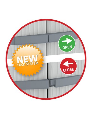 ARMARIO RESINA WAVEJUMBO 4 ESTANTES