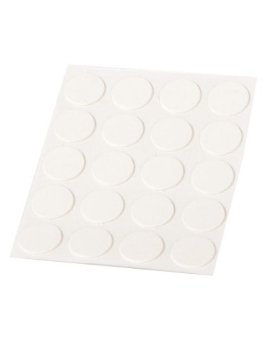 TAPA TORNILLOS ADH. 20 UD. BLANCO.