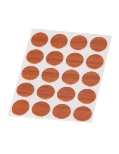 TAPA TORNILLOS ADH. 20 UD. CEREZO.