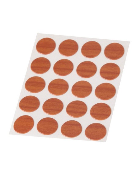 TAPA TORNILLOS ADH. 20 UD. CEREZO.