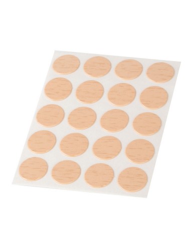 TAPA TORNILLOS ADHESIVO. 20 UD. HAYA.