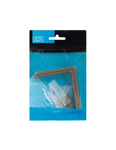 ESCUADRA ANGULO BICR.  60MM 4 UDS. EHL