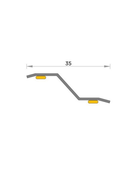 PLETINA CERAMICA ADHES. 83CM INOX