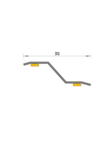 PLETINA CERAMICA ADHES. 83CM ROBLE