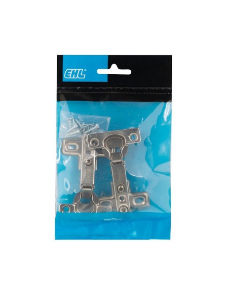 BISAGRA CAZOL.26 MM. RECTA. 2 UN. EHL