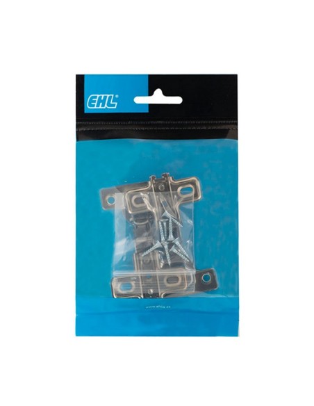 BISAGRA CAZOL.26 MM. ACODADA. 2 UN. EHL