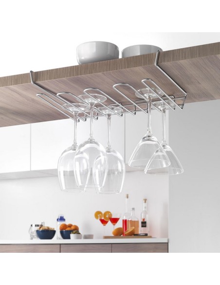 COLGADOR 12 COPAS "MY CRYSTAL" METALTEX